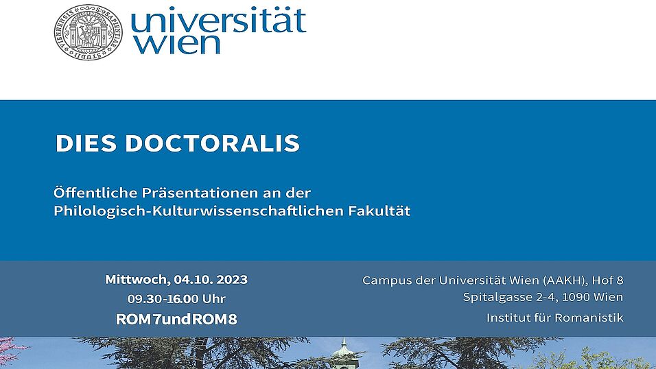 Dies Doctoralis am 4.10.23