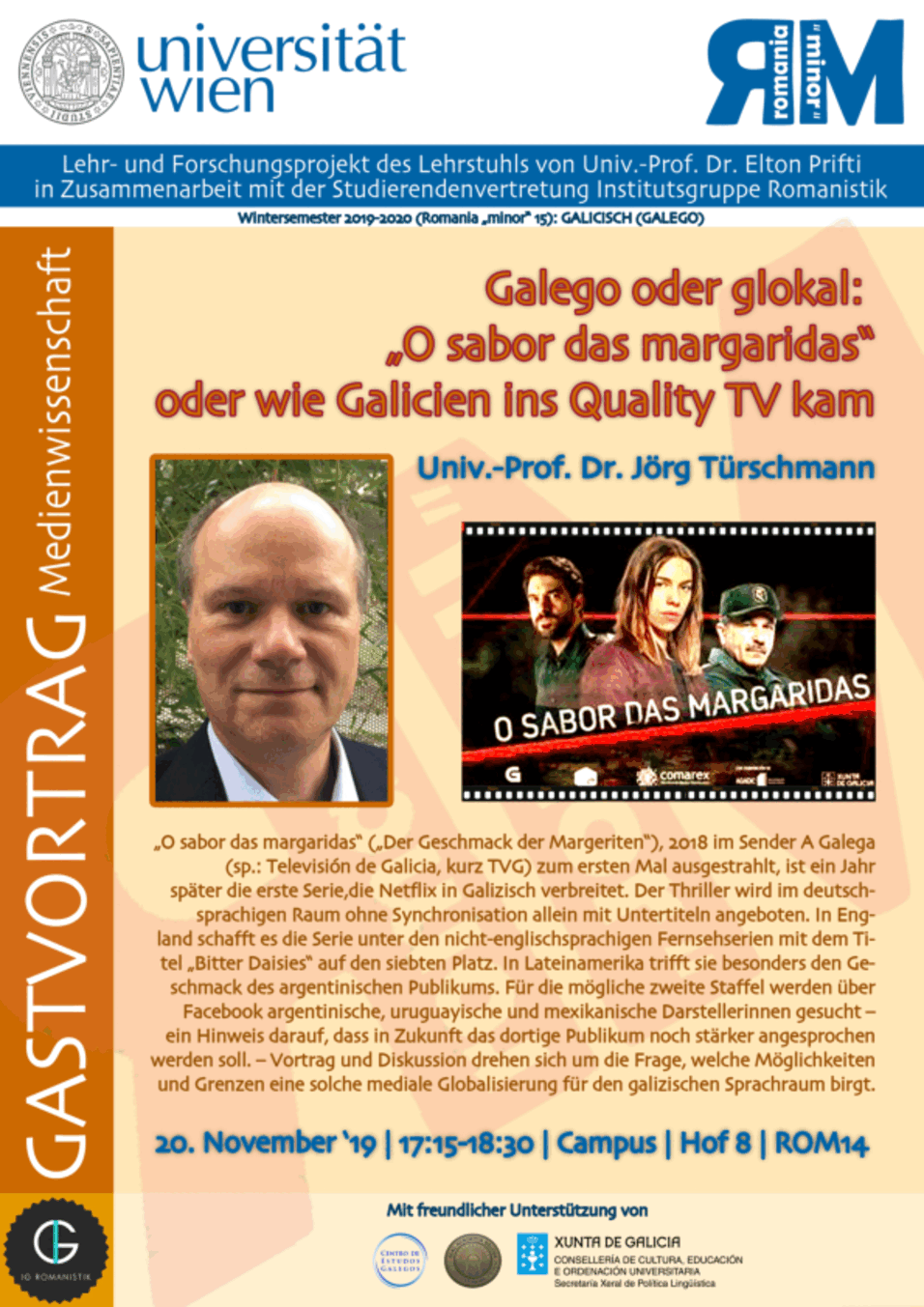 Gastvortrag, RM Galego oder global, 2019